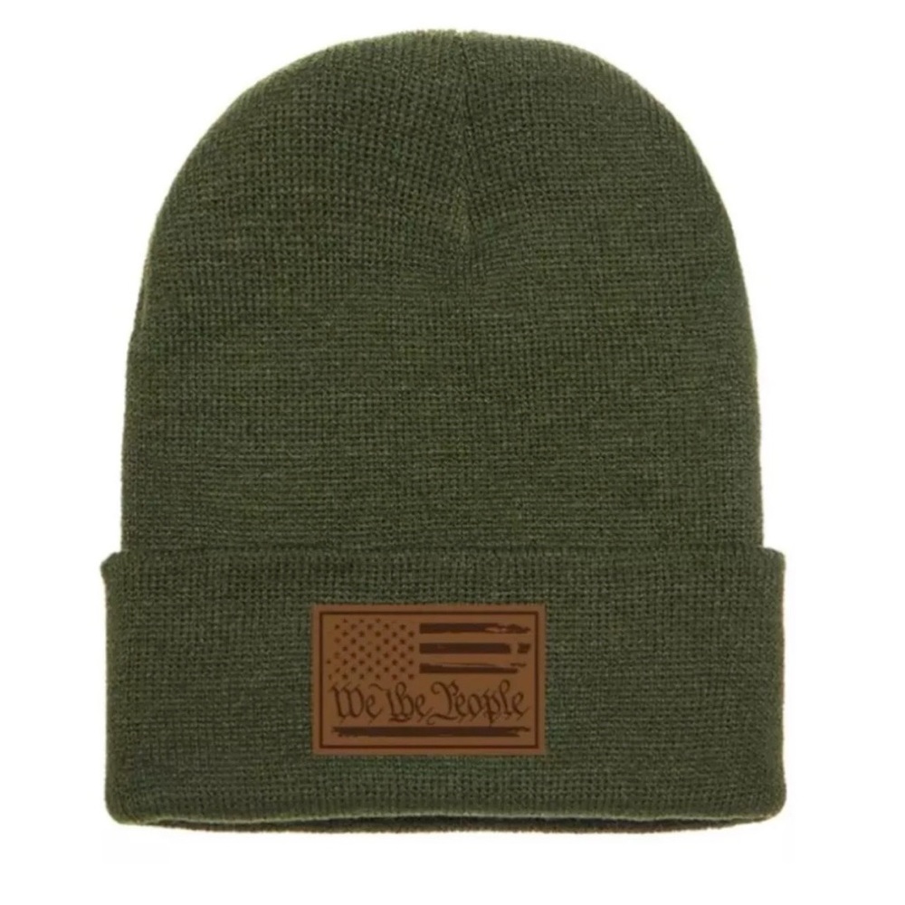 Howitzer Style Men's Beanie WE FLAG Military Grunt
